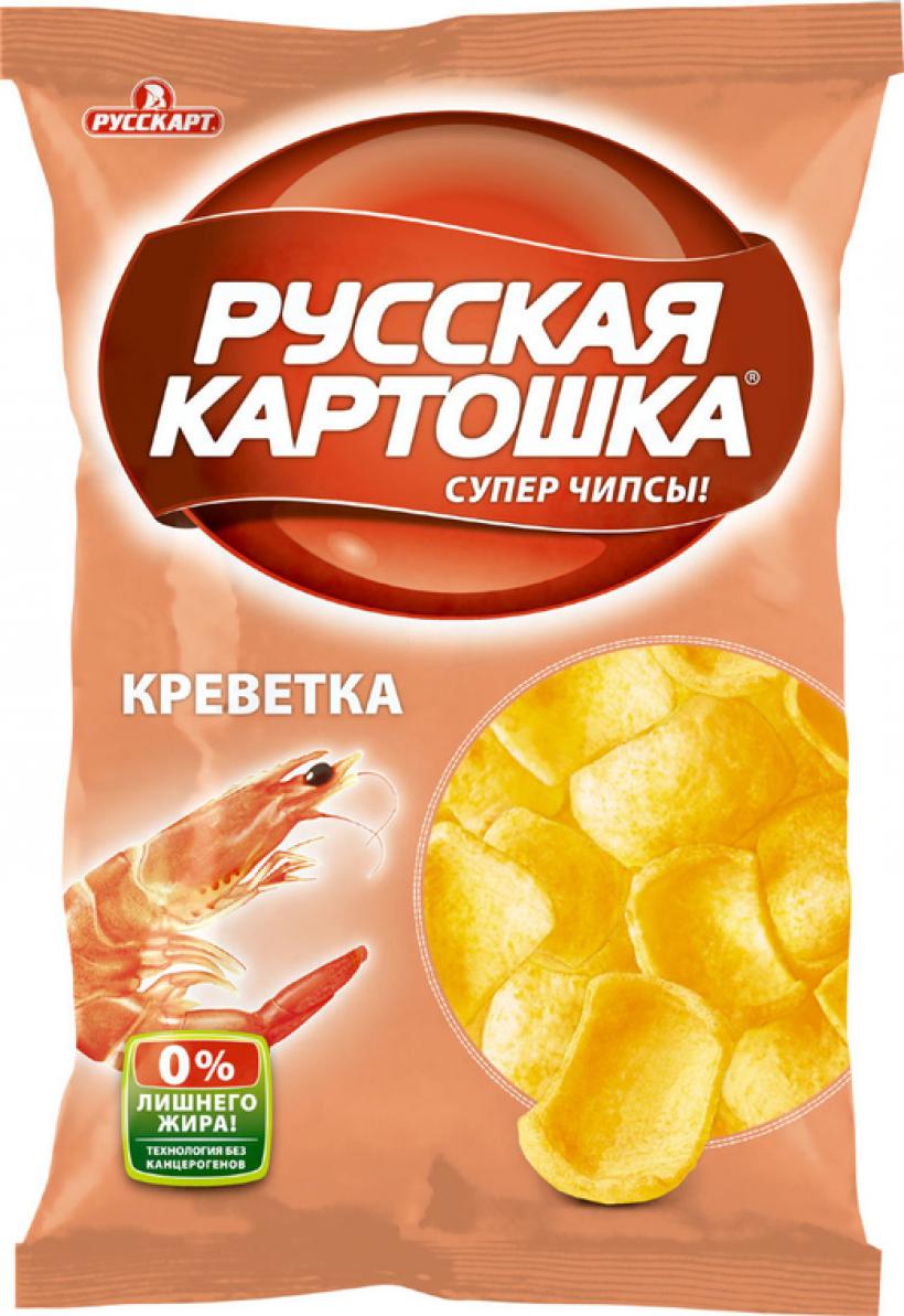 Заказать Чипсы картофельные Русская картошка Лук и сметана 200г от Цефей  FoodMarket с доставкой по Калининграду