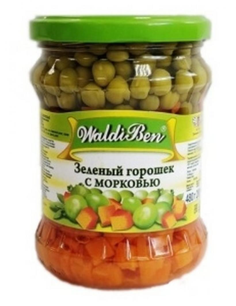 Заказать Зеленый горошек WALDIBEN консервированный 410 г. от Цефей  FoodMarket с доставкой по Калининграду