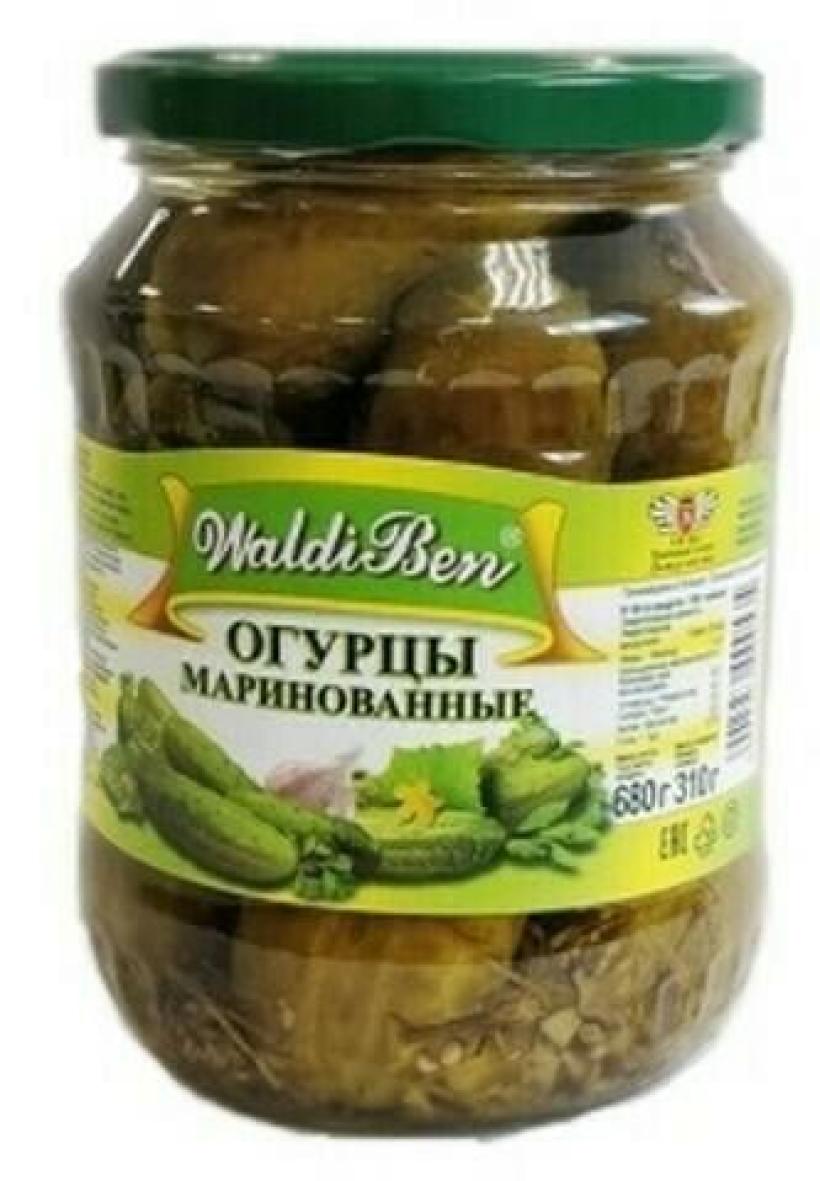 Заказать Огурцы маринованные WALDIBEN 1,6 кг. от Цефей FoodMarket с  доставкой по Калининграду